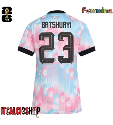 Belgio Michy Batshuayi #23 Seconda Maglia Femmina Mondiali 2026 Manica Corta